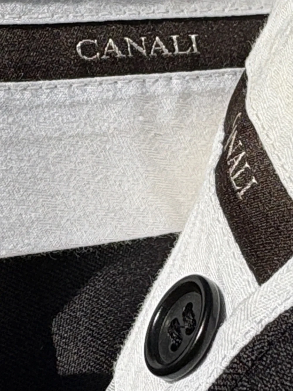 Canali 37/30 gray wool pants.